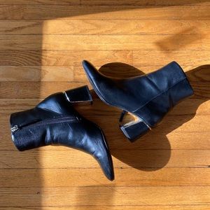 Zara pleather booties